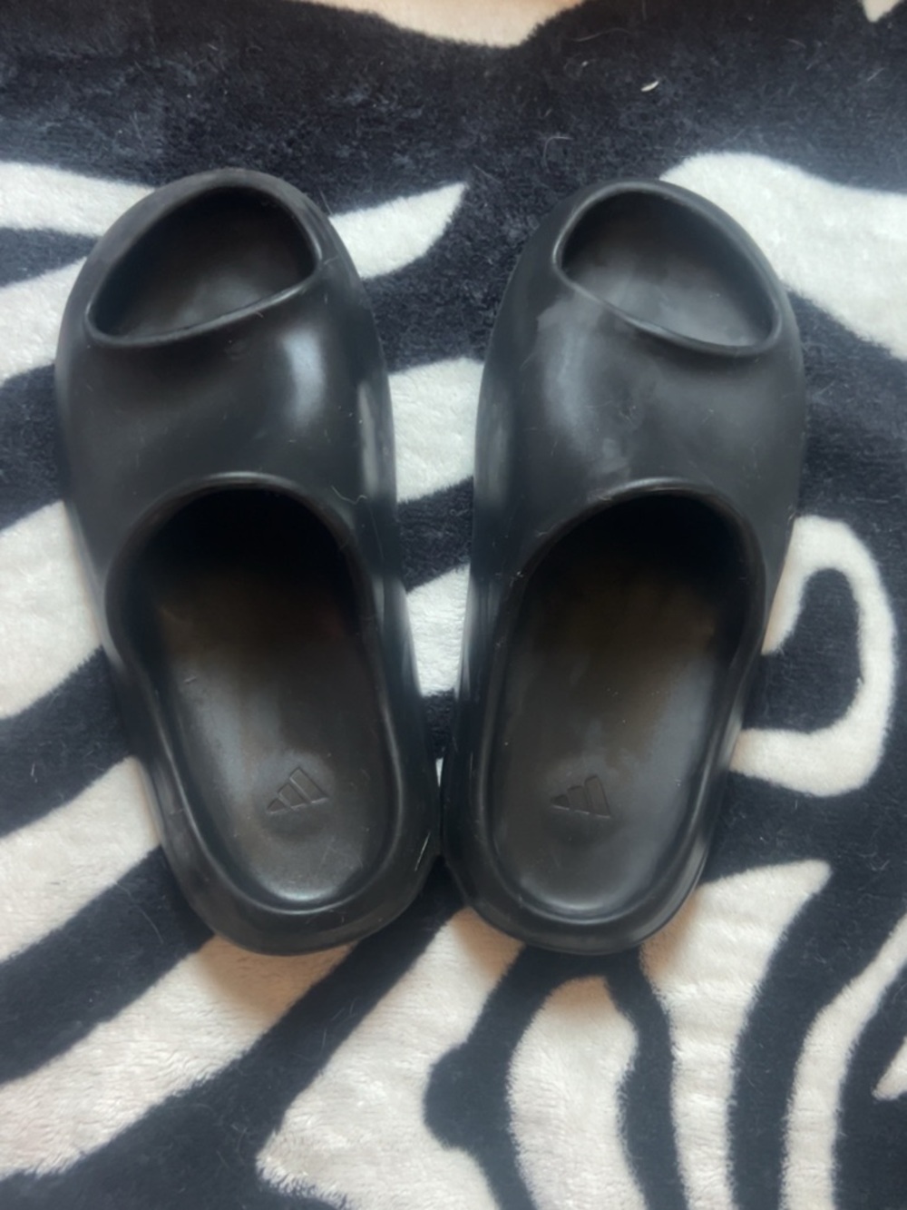 Black Adidas Slides